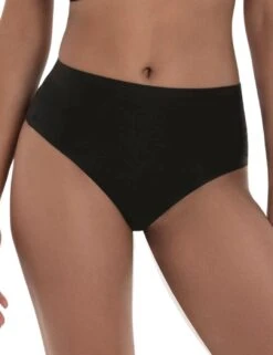 Anita Essential High Waist Thong - Black