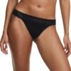 Chantelle Floral Touch Tanga Brief - Black
