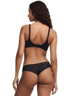 Chantelle Floral Touch Tanga Brief - Black 9 Chantelle Floral Touch Tanga Brief - Black -Belle Lingerie Store 65456 chantelle floral touch tanga brief black 5
