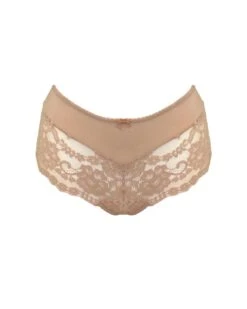 Pour Moi Fleur Shorty Brief - Almond -Belle Lingerie Store 65467 pour moi fleur shorty brief almond 3
