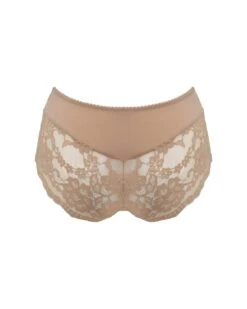 Pour Moi Fleur Shorty Brief - Almond -Belle Lingerie Store 65467 pour moi fleur shorty brief almond 4