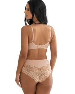 Pour Moi Fleur Shorty Brief - Almond -Belle Lingerie Store 65467 pour moi fleur shorty brief almond 6