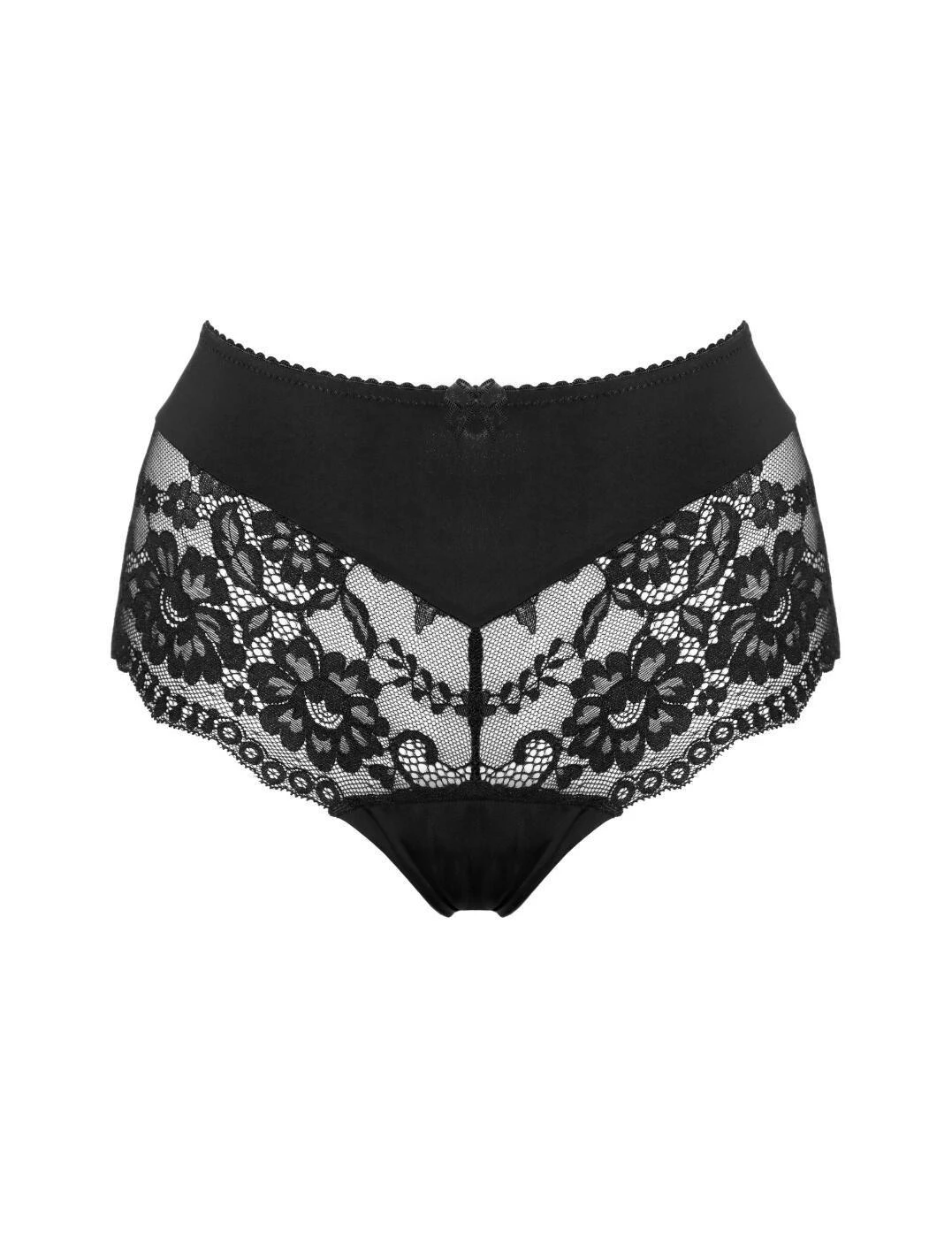 Pour Moi Fleur Shorty Brief - Black 3 Pour Moi Fleur Shorty Brief - Black - Image 3