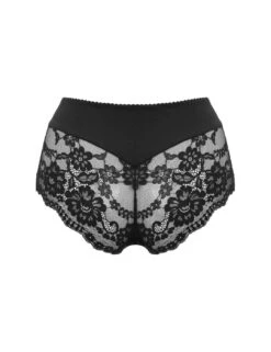 Pour Moi Fleur Shorty Brief - Black 11 Pour Moi Fleur Shorty Brief - Black -Belle Lingerie Store 65467 pour moi fleur shorty brief black 4