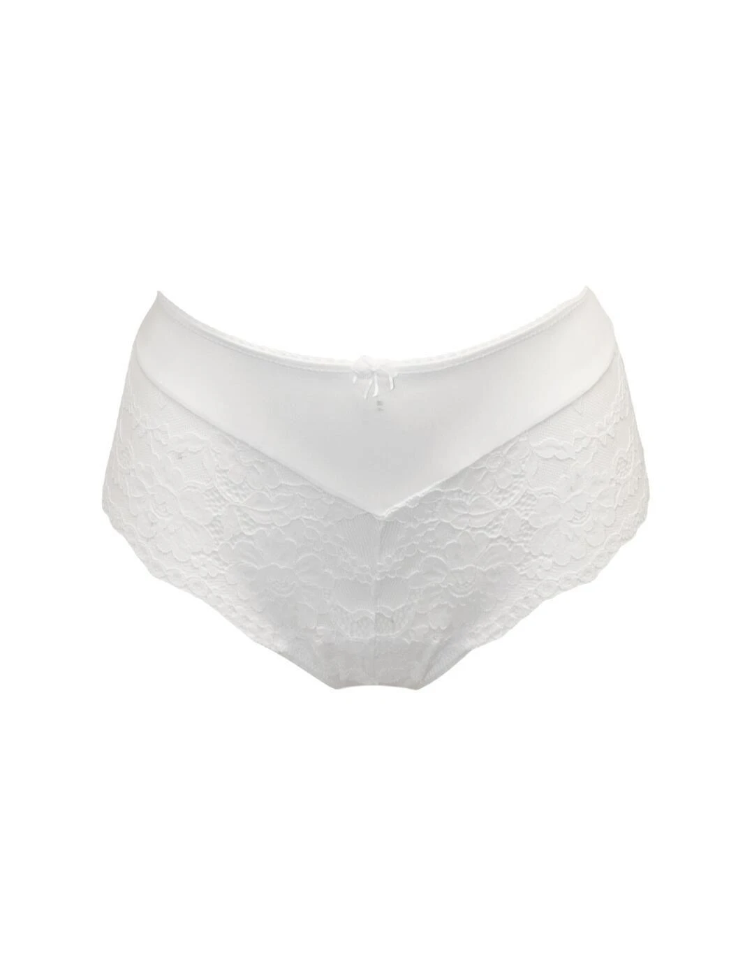 Pour Moi Fleur Shorty Brief - White 3 Pour Moi Fleur Shorty Brief - White - Image 3