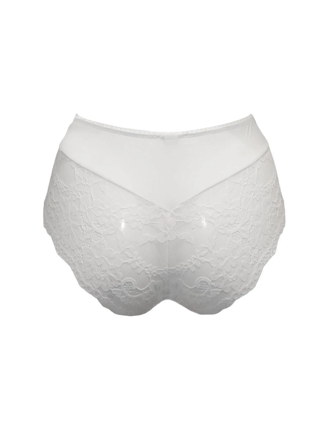 Pour Moi Fleur Shorty Brief - White 4 Pour Moi Fleur Shorty Brief - White - Image 4
