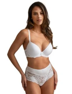Pour Moi Fleur Shorty Brief - White 13 Pour Moi Fleur Shorty Brief - White -Belle Lingerie Store 65467 pour moi fleur shorty brief white 5