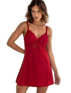 Pour Moi Fleur Chemise - Red