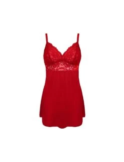 Pour Moi Fleur Chemise - Red -Belle Lingerie Store 65472 pour moi fleur chemise red 3
