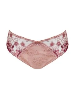 Pour Moi Sofia Lace Embroidered Brief - Soft Pink/Mulberry -Belle Lingerie Store 65487 pour moi sofia lace embroidered brief soft pinkmulberry 4