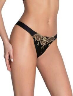 Lise Charmel Eblouissante Icone Sexy Thong - Or Nuit -Belle Lingerie Store 65585 lise charmel eblouissante icone sexy thong or nuit 3