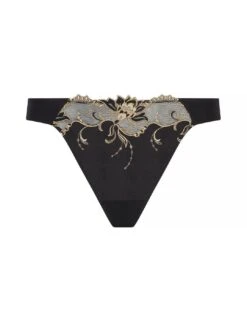 Lise Charmel Eblouissante Icone Sexy Thong - Or Nuit -Belle Lingerie Store 65585 lise charmel eblouissante icone sexy thong or nuit 4