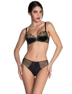 Lise Charmel Eblouissante Icone Full Cup Bra - Or Nuit -Belle Lingerie Store 65587 lise charmel eblouissante icone full cup bra or nuit 7