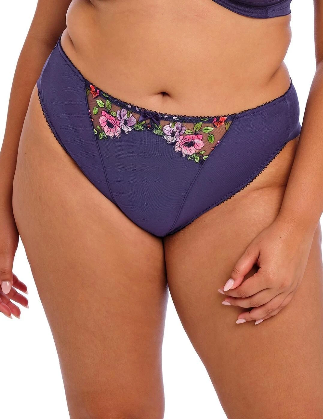 Elomi Himari Brazilian Brief - Midnight 1 Elomi Himari Brazilian Brief - Midnight