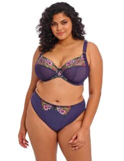 Elomi Himari Brazilian Brief - Midnight 10 Elomi Himari Brazilian Brief - Midnight -Belle Lingerie Store 65593 elomi himari brazilian brief midnight 5