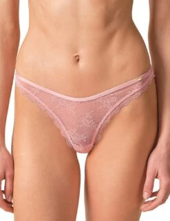 Gossard Vintage Romance Brazilian Brief - Soft Pink