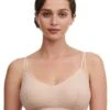 Chantelle Soft Stretch Removable Padding Bralette - Golden Beige