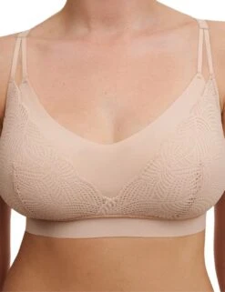 Chantelle Soft Stretch Removable Padding Bralette - Golden Beige 7 Chantelle Soft Stretch Removable Padding Bralette - Golden Beige -Belle Lingerie Store 65728 chantelle soft stretch removable padding bralette golden beige 4
