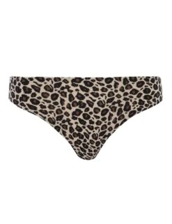 Chantelle Soft Stretch Brazilian Brief - Leopard Print -Belle Lingerie Store 65729 chantelle soft stretch brazilian brief leopard print 3