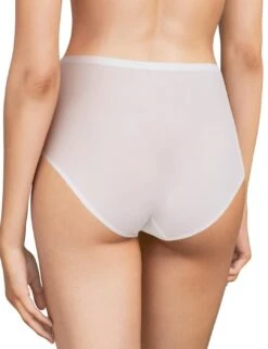Chantelle Soft Stretch Full Brief - White -Belle Lingerie Store 65734 chantelle soft stretch full brief white 2