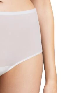 Chantelle Soft Stretch Full Brief - White -Belle Lingerie Store 65734 chantelle soft stretch full brief white 4