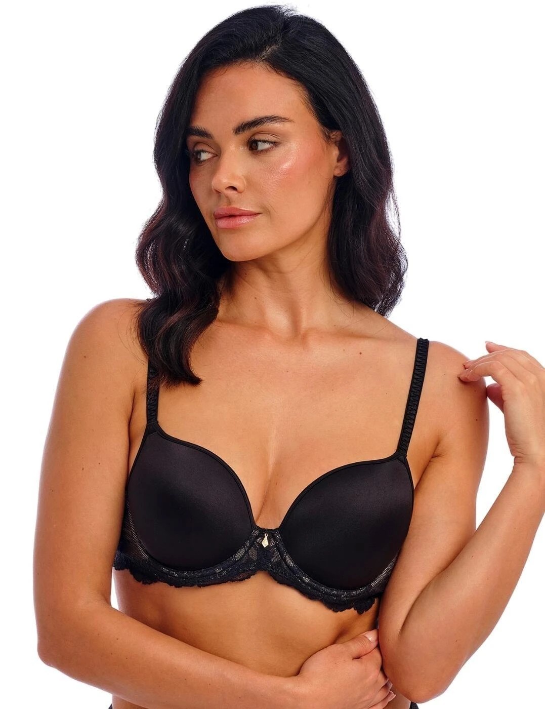 Wacoal Vivid Attraction Underwired Contour Bra - Black 1 Wacoal Vivid Attraction Underwired Contour Bra - Black