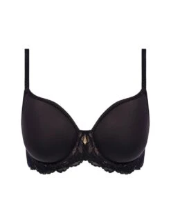 Wacoal Vivid Attraction Underwired Contour Bra - Black 8 Wacoal Vivid Attraction Underwired Contour Bra - Black -Belle Lingerie Store 65812 wacoal vivid attraction underwired contour bra black 3