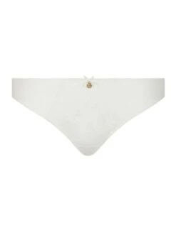 Chantelle Orchids Tanga Brief - Milk -Belle Lingerie Store 65888 chantelle orchids tanga brief milk 3