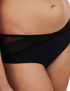 Chantelle Play Shorty Brief - Black -Belle Lingerie Store 65894 chantelle play shorty brief black 4