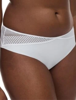 Chantelle Play Shorty Brief - White -Belle Lingerie Store 65894 chantelle play shorty brief white 4