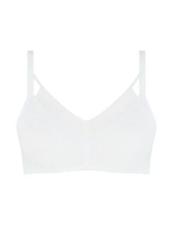 Chantelle Play Non Wired Bra - White -Belle Lingerie Store 65906 chantelle play non wired bra white 3
