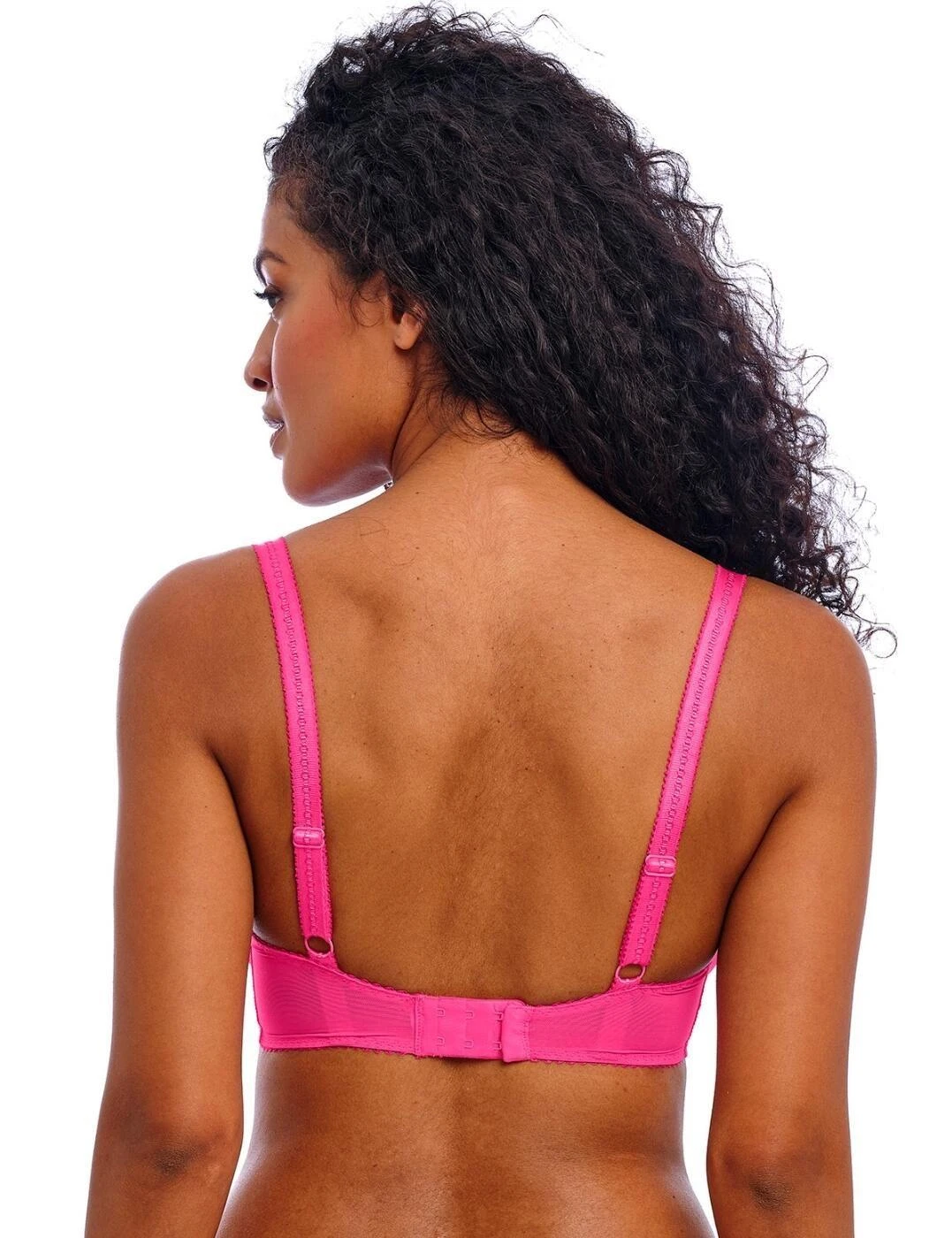 Freya Fascinate Underwired Balcony Bra - Hot Pink 2 Freya Fascinate Underwired Balcony Bra - Hot Pink - Image 2