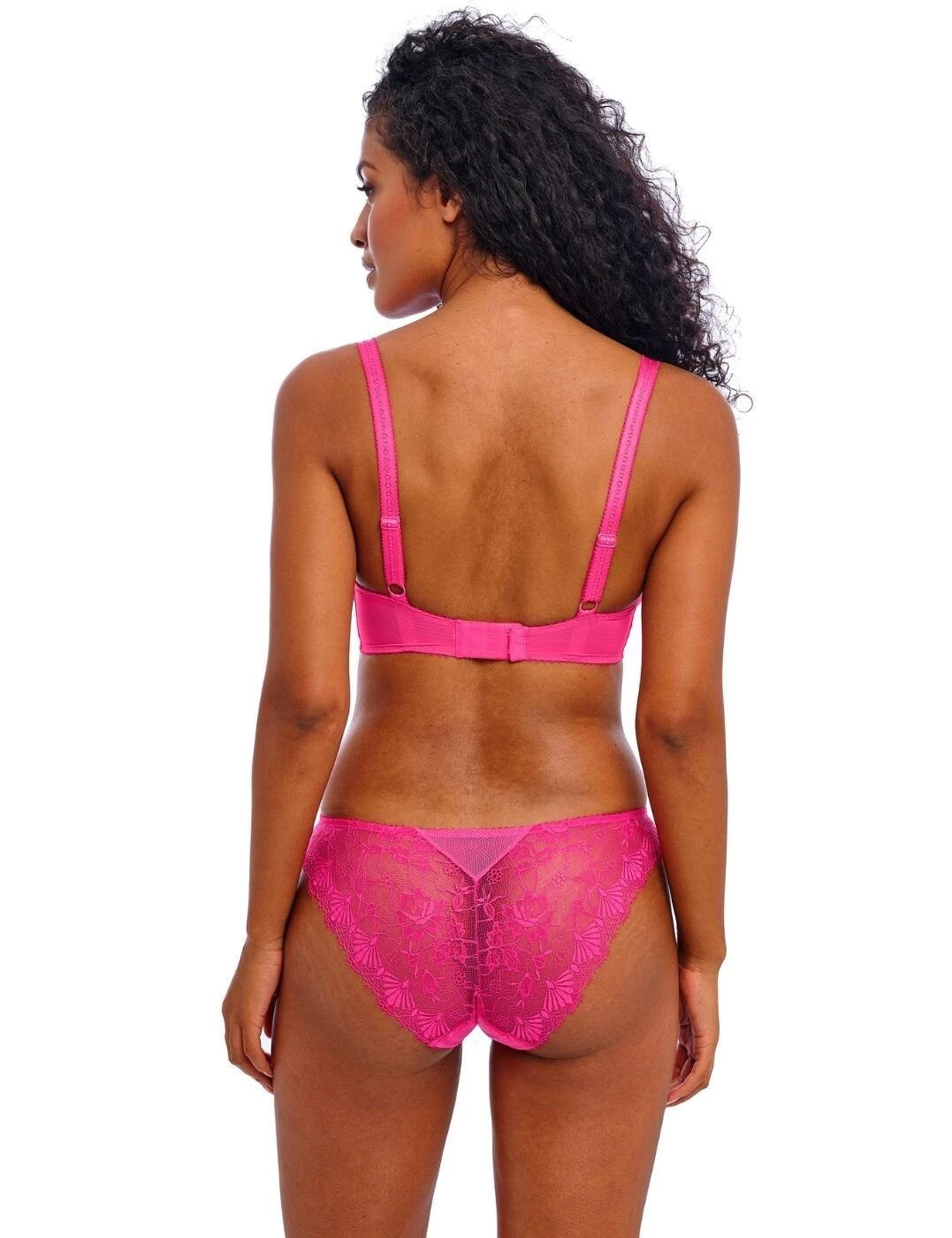 Freya Fascinate Underwired Balcony Bra - Hot Pink 5 Freya Fascinate Underwired Balcony Bra - Hot Pink - Image 5