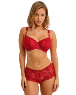 Freya Fascinate Shorty Brief - Cherry -Belle Lingerie Store 65925 freya fascinate shorty brief cherry 4