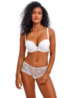 Freya Fascinate Shorty Brief - White -Belle Lingerie Store 65925 freya fascinate shorty brief white 5