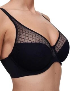 Chantelle Norah Chic Moulded Bra - Black -Belle Lingerie Store 65942 chantelle norah chic moulded bra black 5