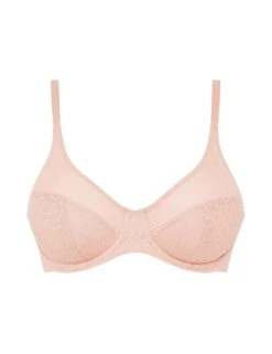 Chantelle Norah Chic Moulded Bra - Soft Pink -Belle Lingerie Store 65942 chantelle norah chic moulded bra soft pink 3