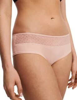 Chantelle Norah Chic Shorty Brief - Soft Pink -Belle Lingerie Store 65943 chantelle norah chic shorty brief soft pink 4