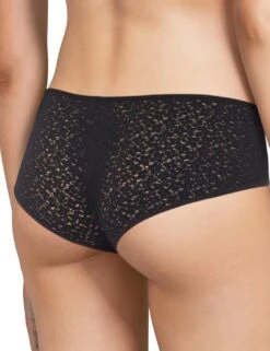 Chantelle Norah Shorty Brief - Black -Belle Lingerie Store 65959 chantelle norah shorty brief black 2