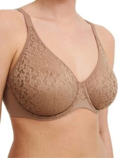 Chantelle Norah Covering Moulded Bra - Coffee Latte -Belle Lingerie Store 65964 chantelle norah covering moulded bra coffee latte 4