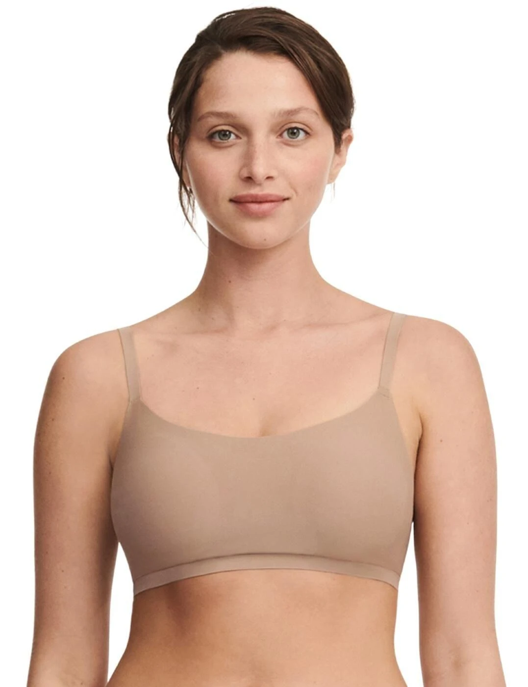 Chantelle Soft Stretch Padded Bralette - Coffee Latte 1 Chantelle Soft Stretch Padded Bralette - Coffee Latte