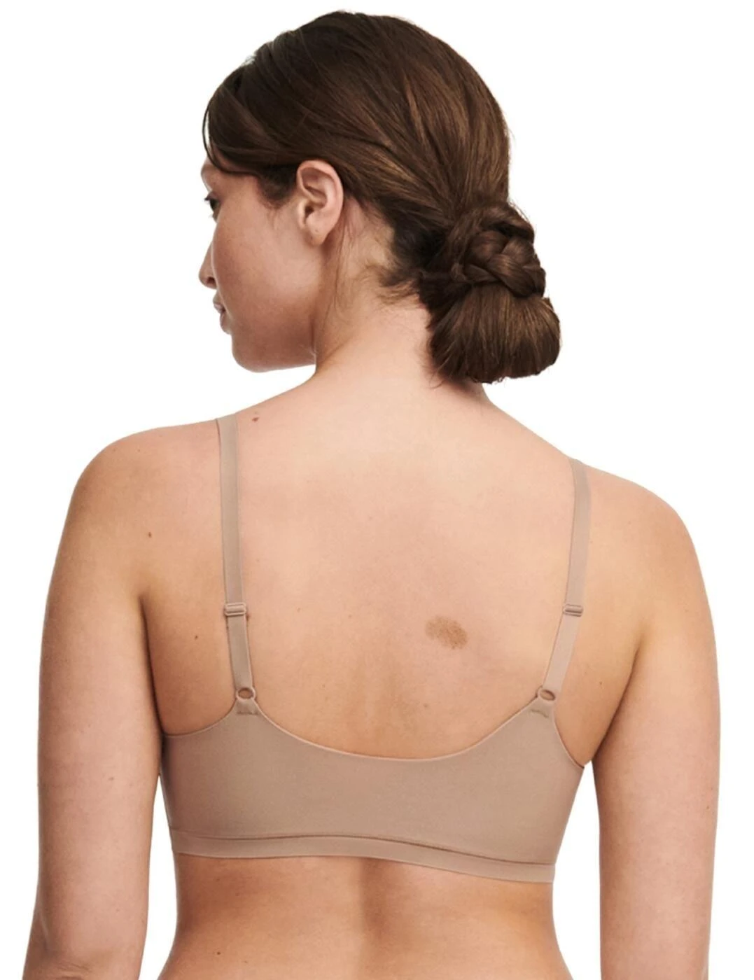 Chantelle Soft Stretch Padded Bralette - Coffee Latte 2 Chantelle Soft Stretch Padded Bralette - Coffee Latte - Image 2