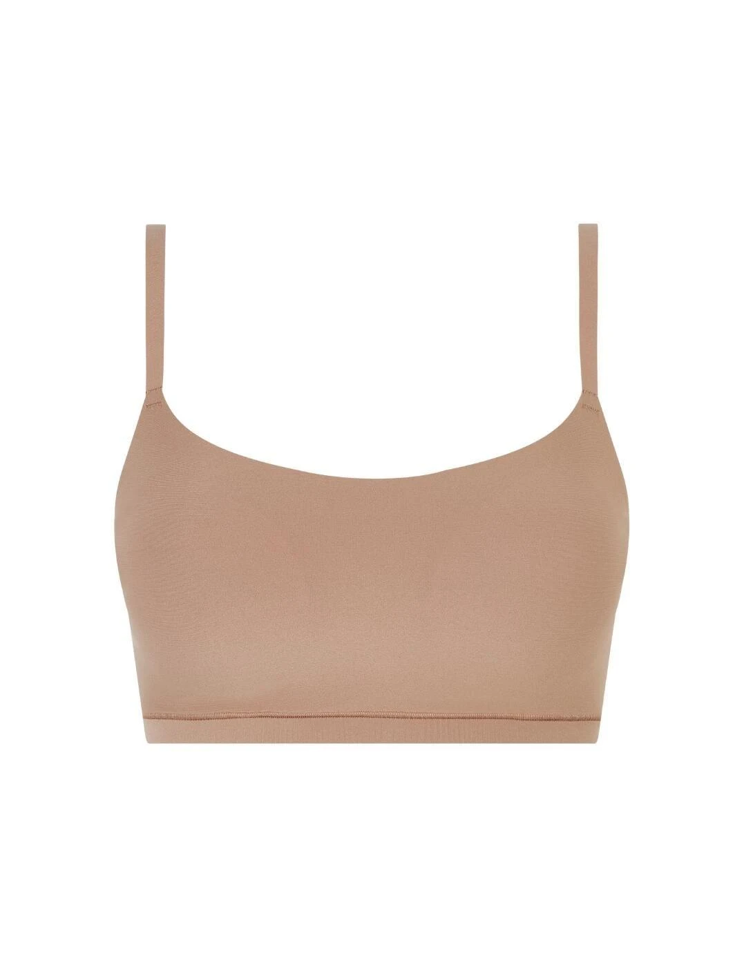 Chantelle Soft Stretch Padded Bralette - Coffee Latte 3 Chantelle Soft Stretch Padded Bralette - Coffee Latte - Image 3
