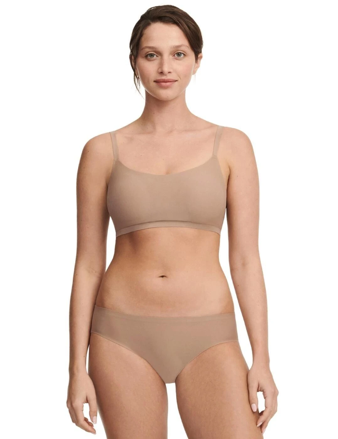 Chantelle Soft Stretch Padded Bralette - Coffee Latte 4 Chantelle Soft Stretch Padded Bralette - Coffee Latte - Image 4