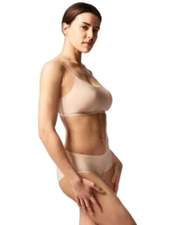Chantelle Soft Stretch Padded Bralette - Nude Sand -Belle Lingerie Store 65999 chantelle soft stretch padded bralette nude sand 7