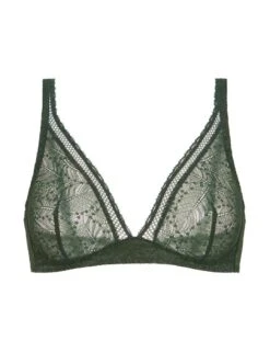 Simone Perele Comete Structured Non Wired Bra - Icon Green -Belle Lingerie Store 66074 simone perele comete structured non wired bra icon green 4