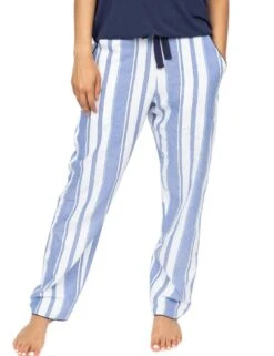 Cyberjammies Alpes Striped Pyjama Bottoms - Blue Mix