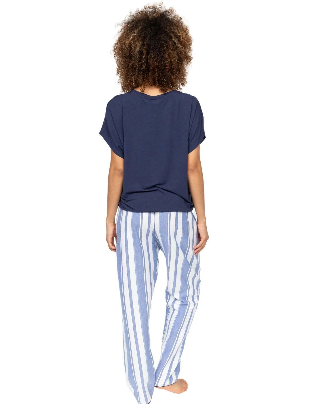 Cyberjammies Alpes Striped Pyjama Bottoms - Blue Mix 8 Cyberjammies Alpes Striped Pyjama Bottoms - Blue Mix - Image 8