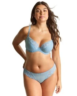 Panache Envy Brazilian Brief - Sky Blue -Belle Lingerie Store 66128 panache envy brazilian brief sky blue 4