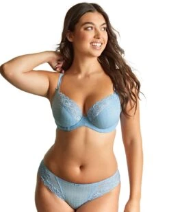 Panache Envy Brazilian Brief - Sky Blue -Belle Lingerie Store 66128 panache envy brazilian brief sky blue 5